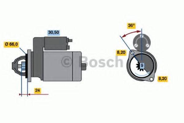 BOSCH 0986011730 Стартер