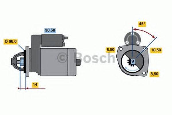 BOSCH 0986011830 Стартер