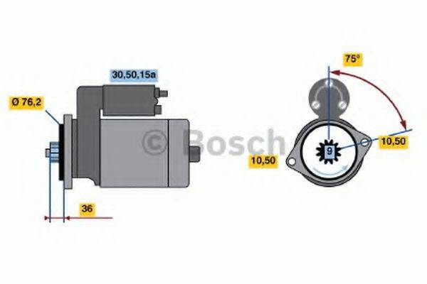 BOSCH 0986012660 Стартер