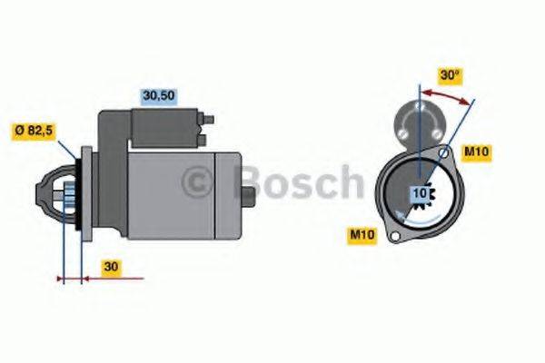 BOSCH 0986013150 Стартер