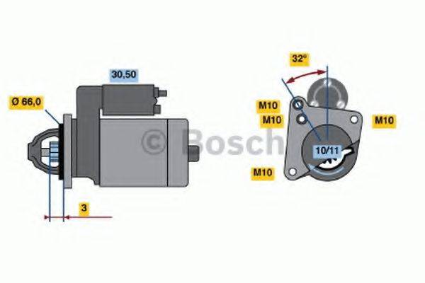 BOSCH 0986013200 Стартер