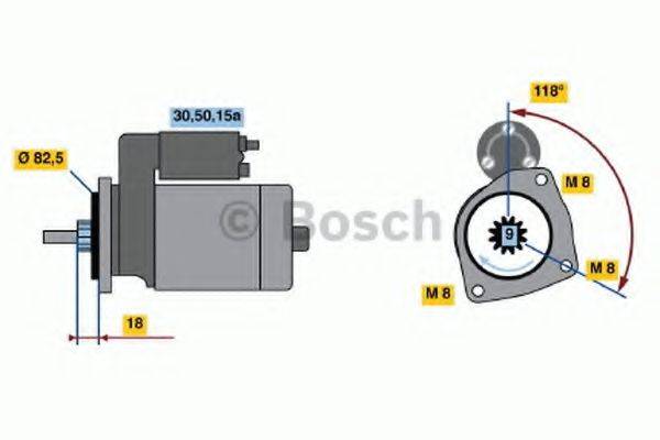 BOSCH 0986013470 Стартер