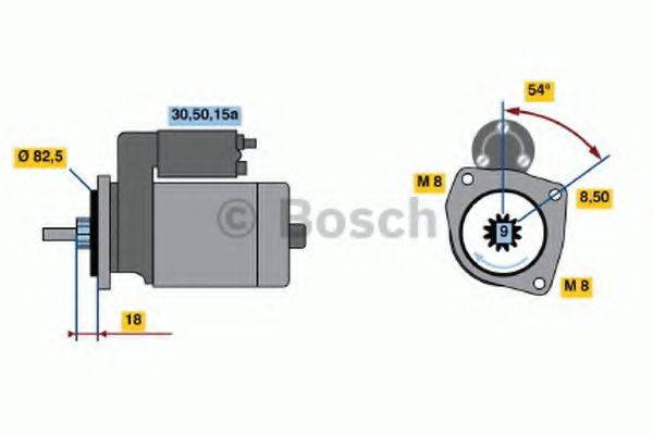 BOSCH 0986013590 Стартер