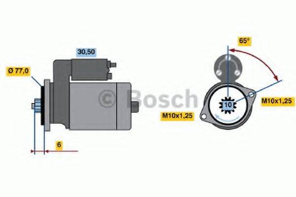 BOSCH 0986014141 Стартер