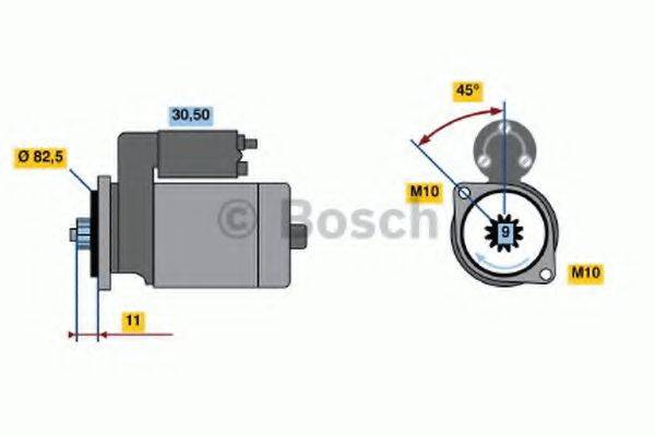 BOSCH 0986014181 Стартер