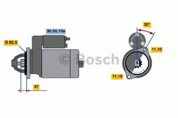 BOSCH 0986014361 Стартер