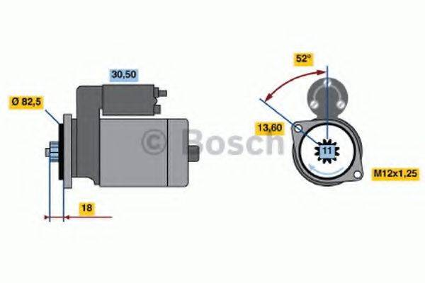 BOSCH 0986014471 Стартер