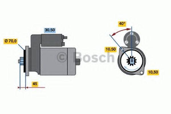 BOSCH 0986015751 Стартер