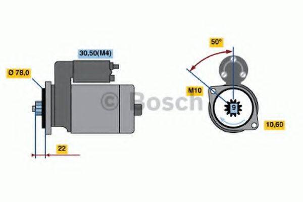 BOSCH 0986016151 Стартер