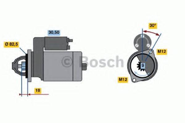 BOSCH 0986016240 Стартер