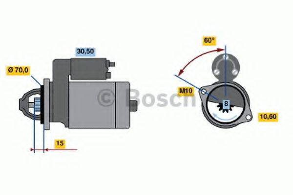 BOSCH 0986016581 Стартер