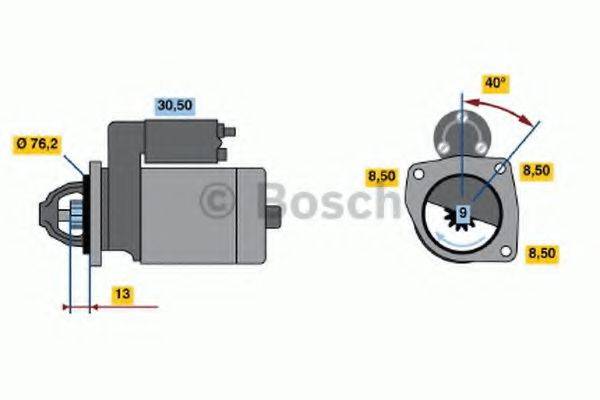 BOSCH 0986016910 Стартер