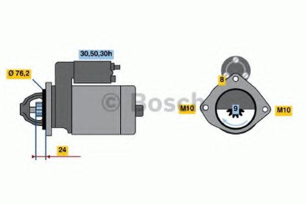 BOSCH 0986017300 Стартер