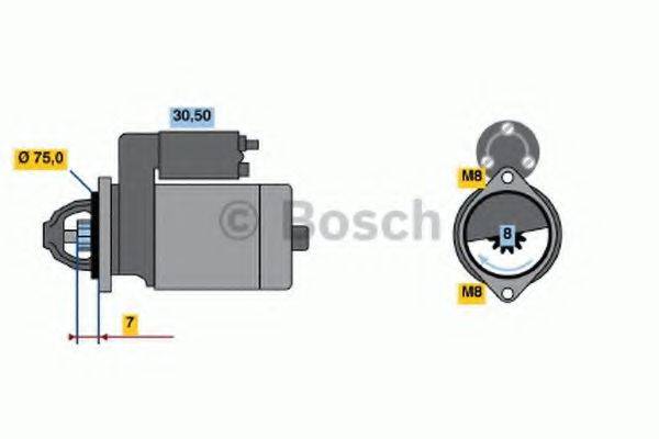 BOSCH 0986017571 Стартер