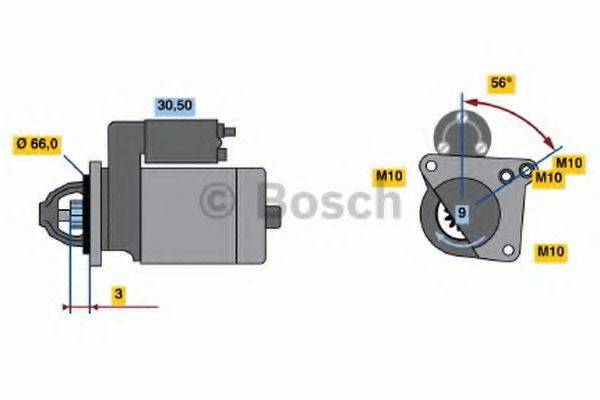 BOSCH 0986018360 Стартер