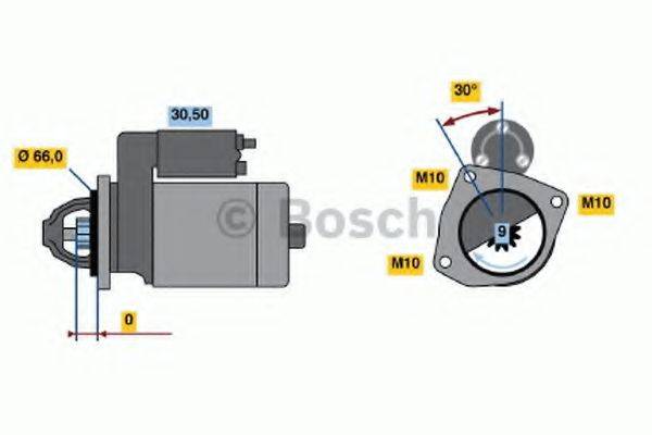 BOSCH 0986018671 Стартер