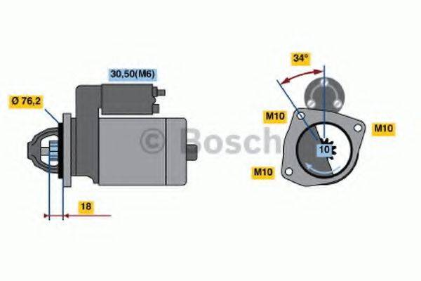 BOSCH 0986020900 Стартер