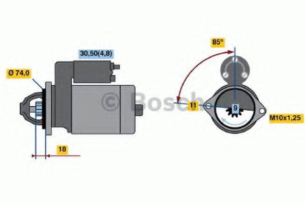 BOSCH 0986021060 Стартер