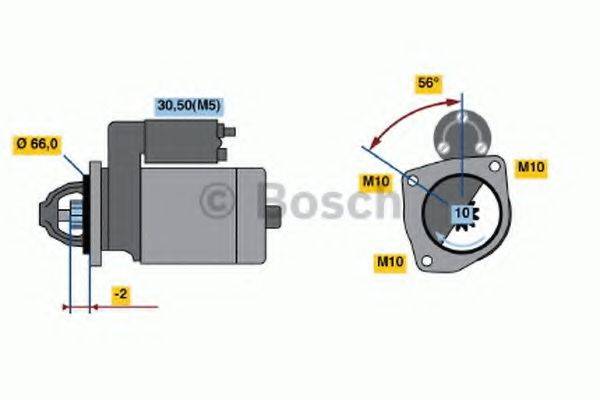 BOSCH 0986021600 Стартер