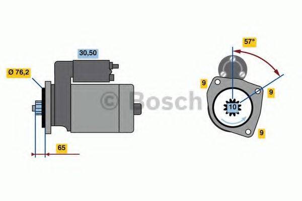 BOSCH 0986021870 Стартер