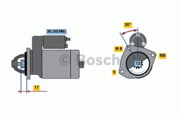 BOSCH 0986022121 Стартер