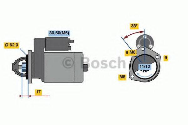 BOSCH 0986022790 Стартер