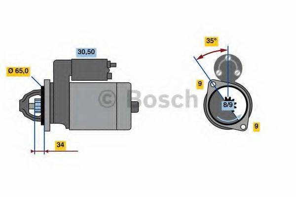 BOSCH 0986023790 Стартер