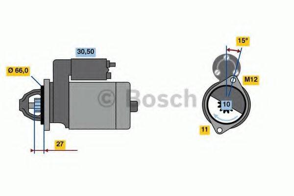 BOSCH 0986024010 Стартер