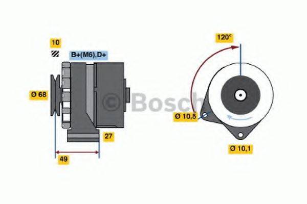 BOSCH 0986031460 Генератор