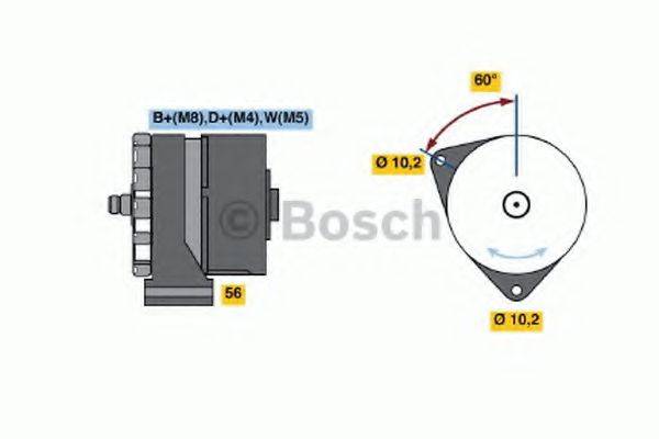 BOSCH 0986034070 Генератор