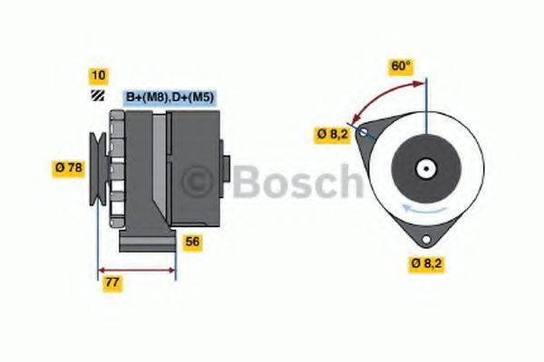 BOSCH 0986035820 Генератор