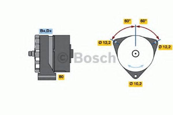 BOSCH 0986034940 Генератор