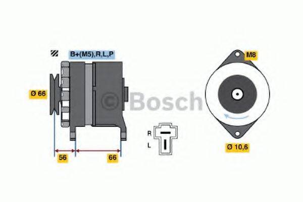 BOSCH 0986036341 Генератор