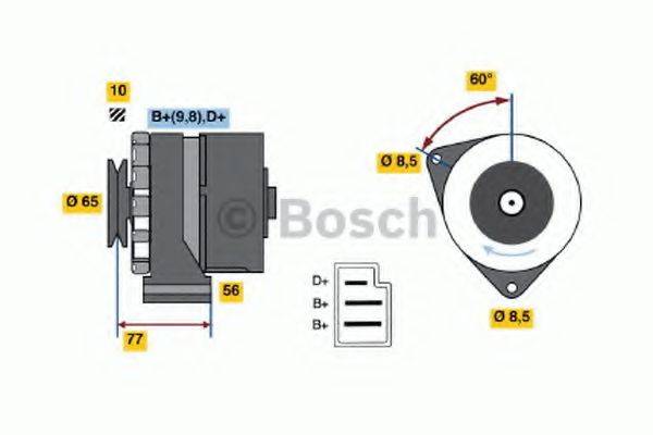 BOSCH 0986036520 Генератор