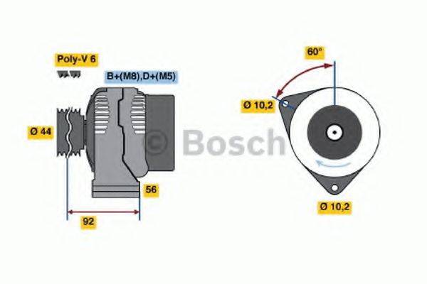 BOSCH 0123510059 Генератор