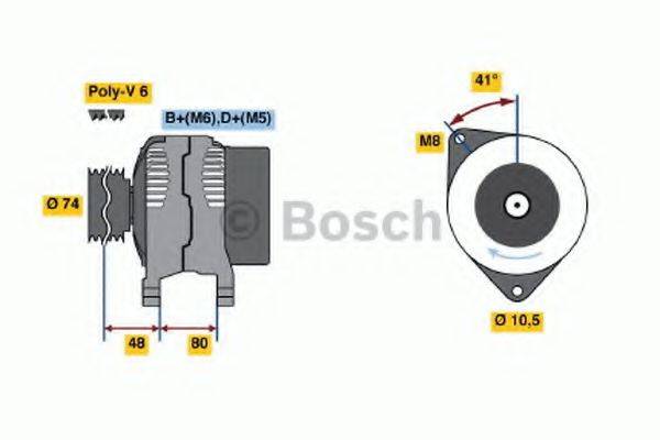 BOSCH 0123310016 Генератор