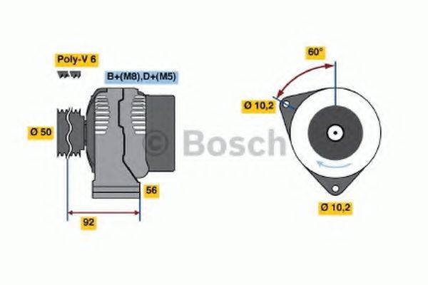 BOSCH 0123510100 Генератор