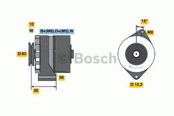 BOSCH 0986039450 Генератор