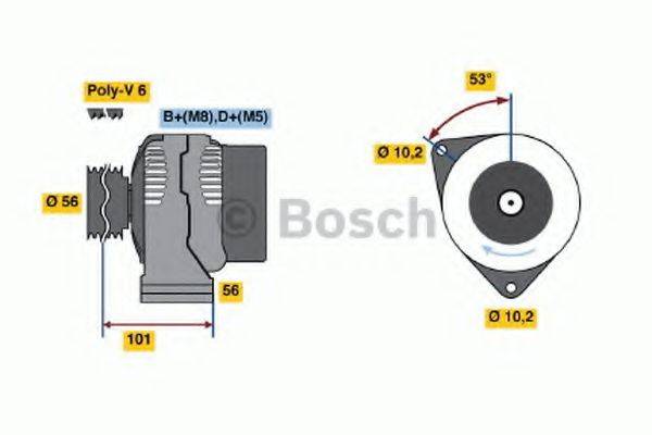 BOSCH 0123320035 Генератор