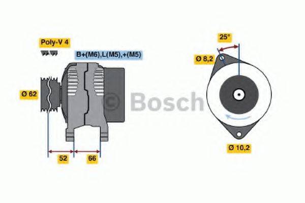 BOSCH 0986040061 Генератор