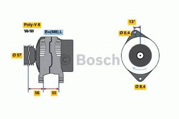 BOSCH 0123505014 Генератор