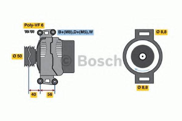 BOSCH 0123320051 Генератор