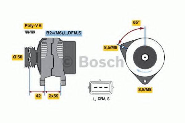 BOSCH 0986041950 Генератор