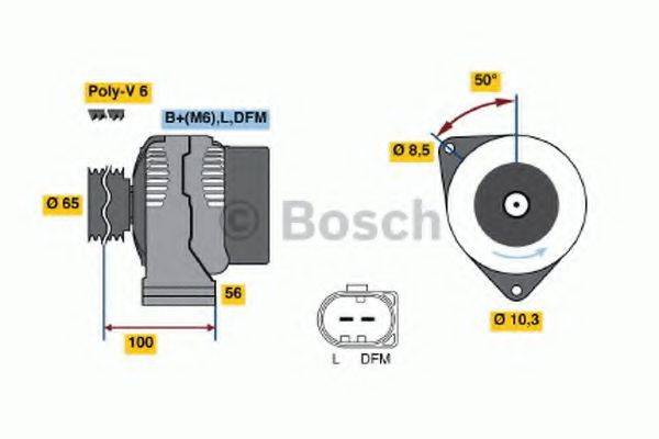 BOSCH 0986041990 Генератор