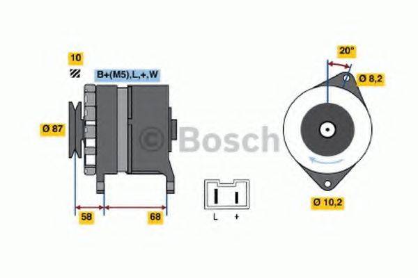 BOSCH 0986042061 Генератор