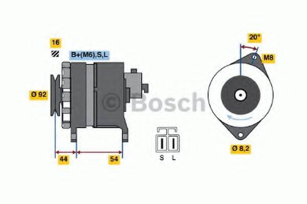 BOSCH 0986042241 Генератор