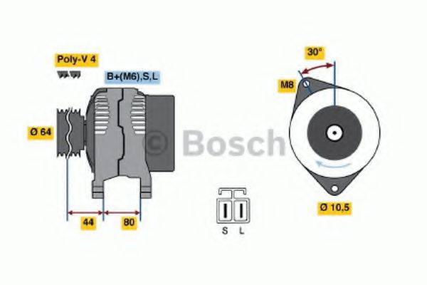 BOSCH 0986042941 Генератор