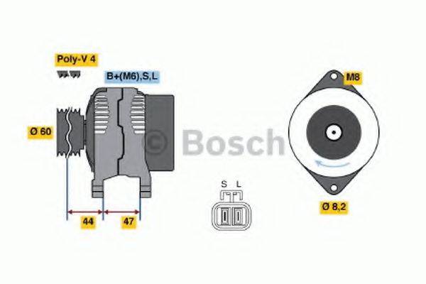 BOSCH 0986045941 Генератор