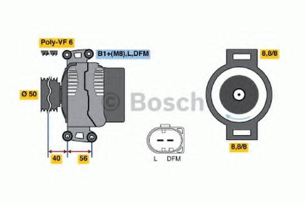 BOSCH 0986046320 Генератор