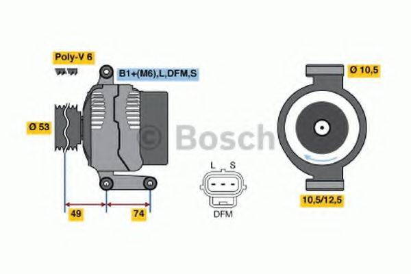 BOSCH 0986047260 Генератор